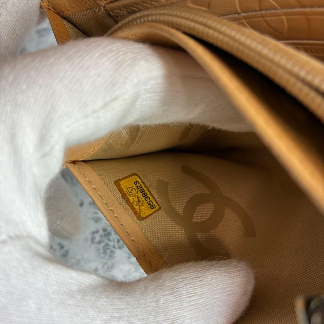 ✨CHANEL✨　シャネル　折り財布　カンボンライン　ケース　カードケース