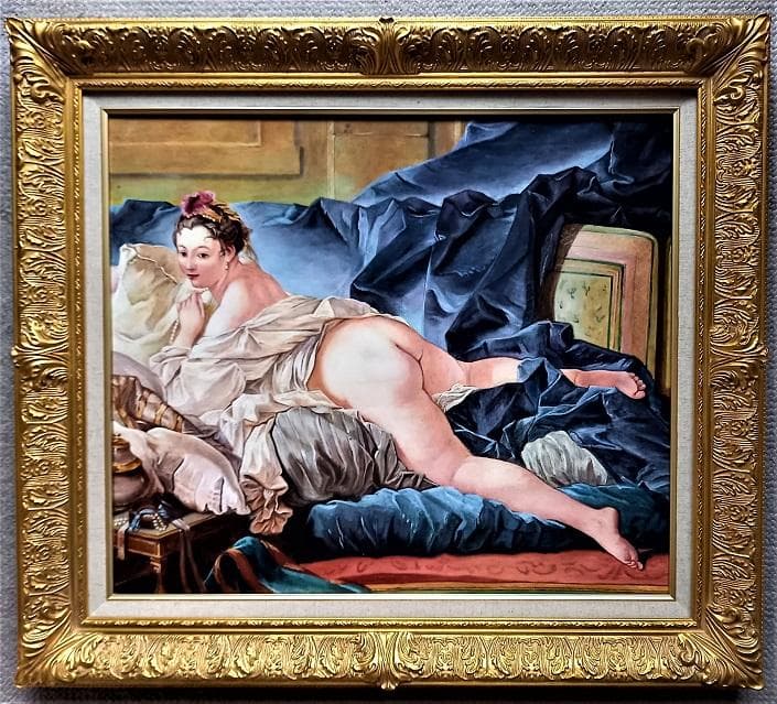 伊藤和生　2005年11月6日制作　フランソワァ・ブッシェ「オダリスク」の模写