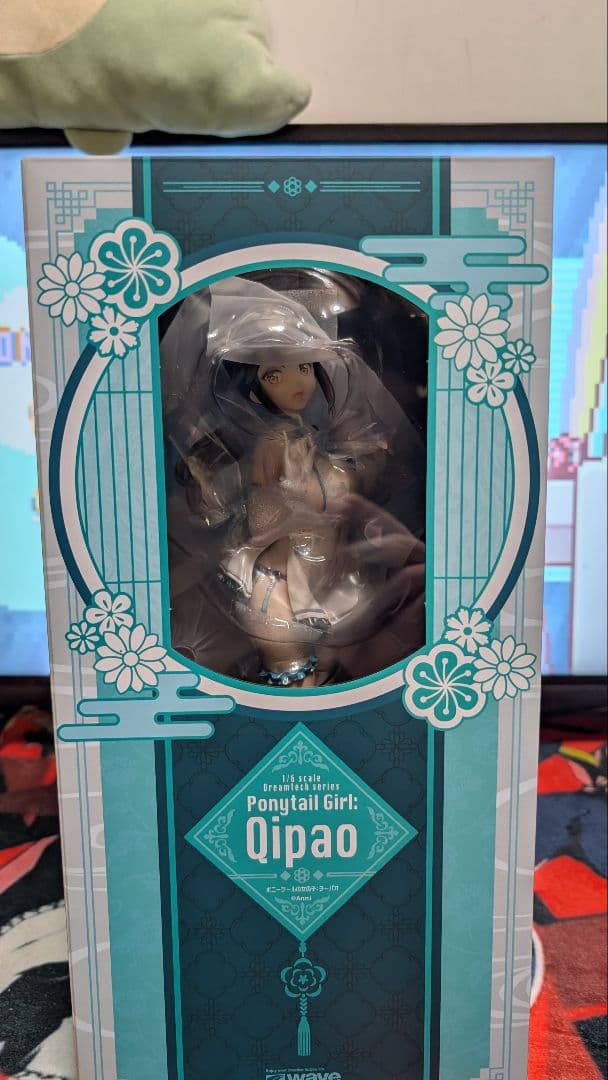 ポニーテールの女の子:チーパオPVC製完成品・1/6スケール・全高約285mm