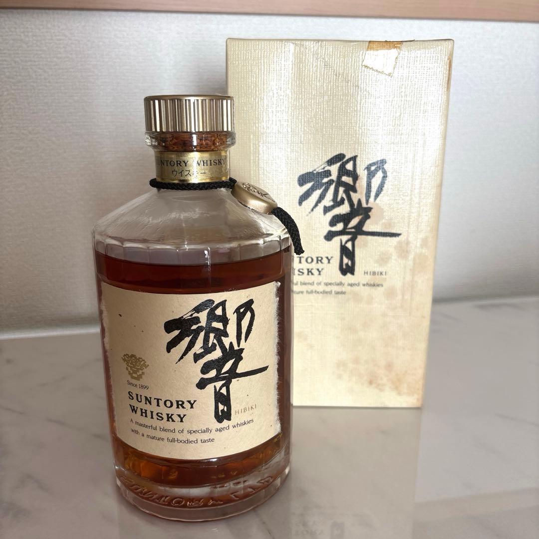 サントリー　響（旧17年）金キャップ向獅子　古酒