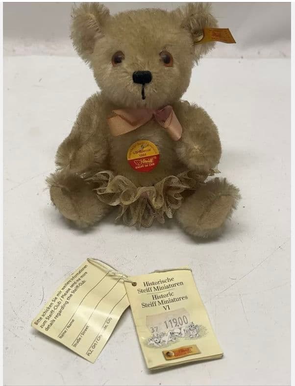 ぬいぐるみ Antique Steiff Teddy Bear 1984