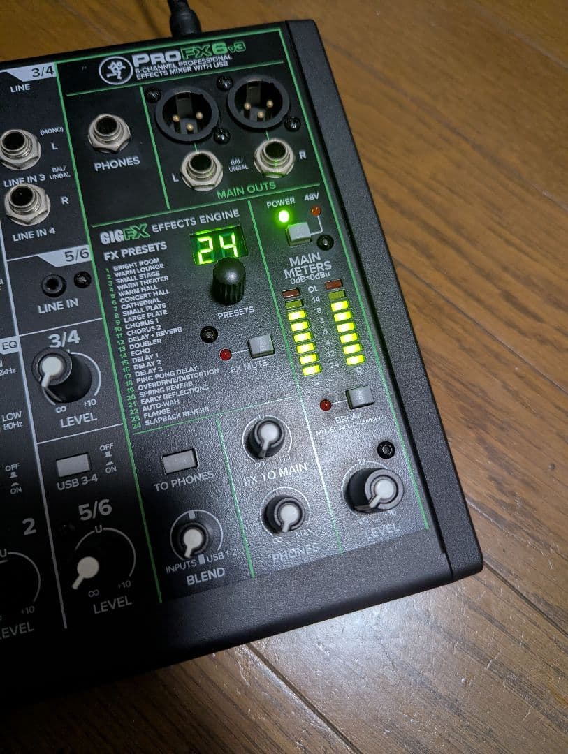 MACKIE ProFX6v3 アナログミキサー