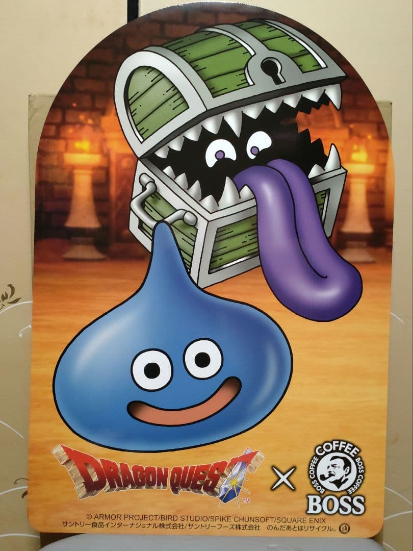 ドラゴンクエスト × BOSS コラボ　パネル ドラクエ　スライム　BOSS