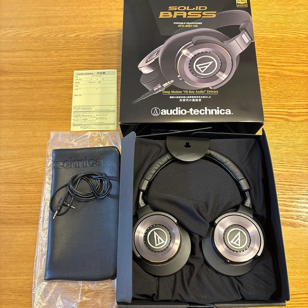 オーディオテクニカ　ATH-WS1100 ヘッドフォン　SOLID BASS