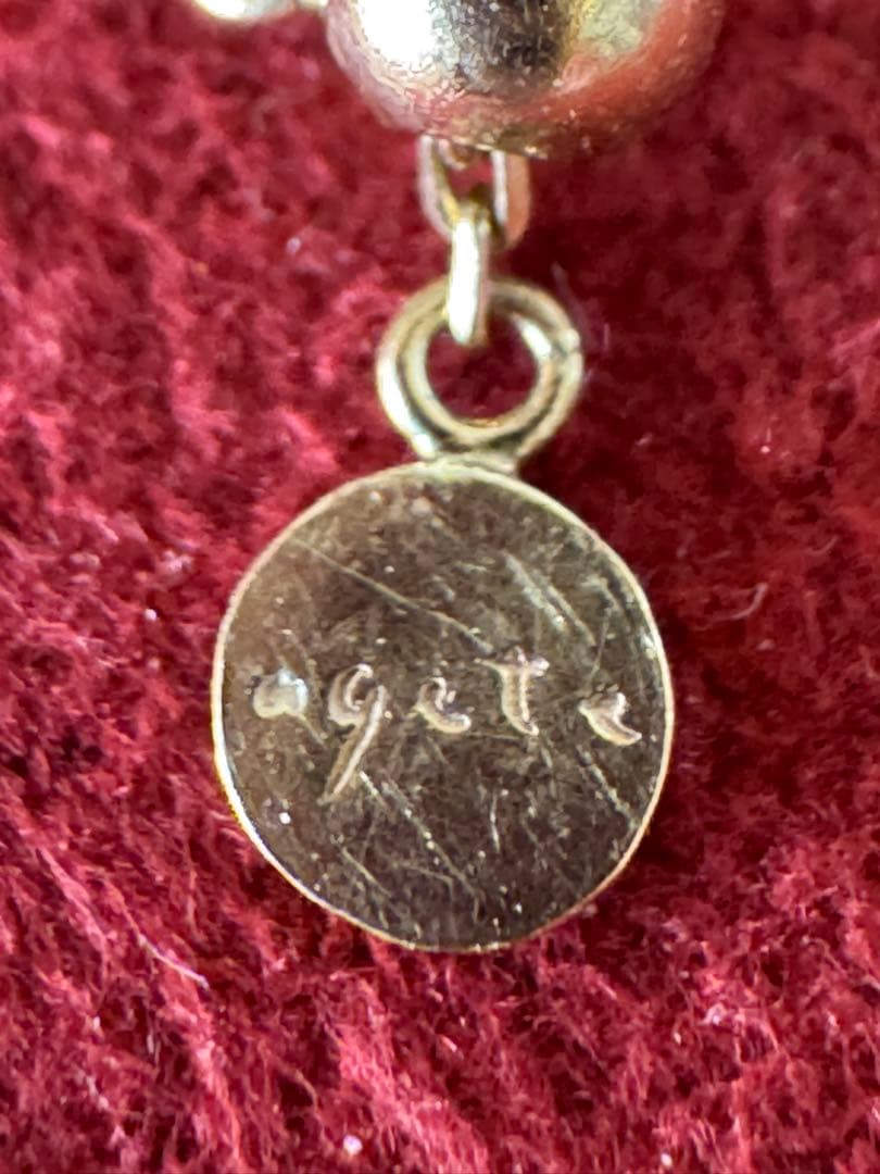 agete サファイアチェーンリング