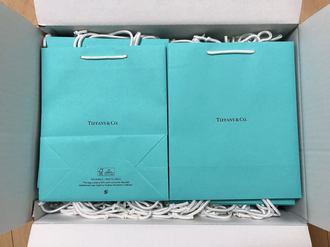 Tiffany & Co. ティファニー紙袋ショップ袋 25枚