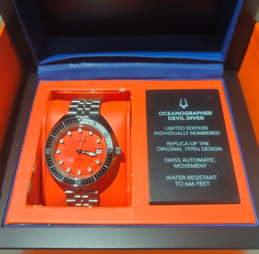 Bulova Oceanographer ブローバ デビルダイバー限定666本