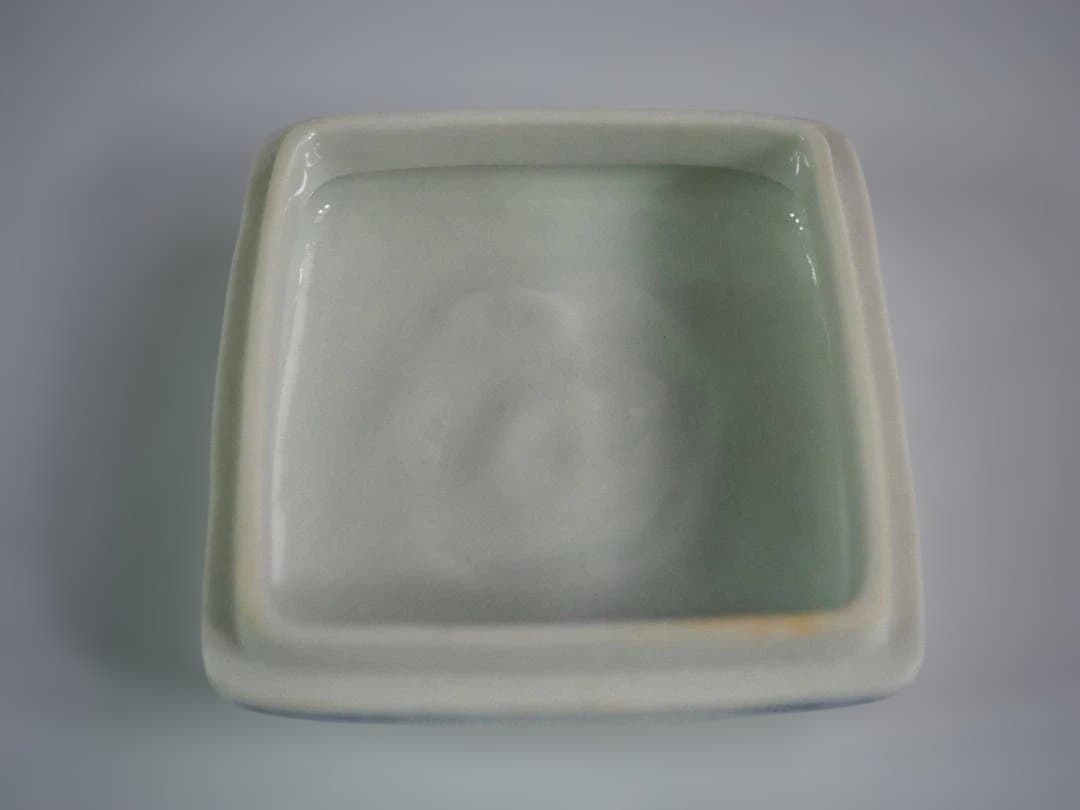 真葛焼4代 宮永香斎造『染付隅田川香合』（共箱）