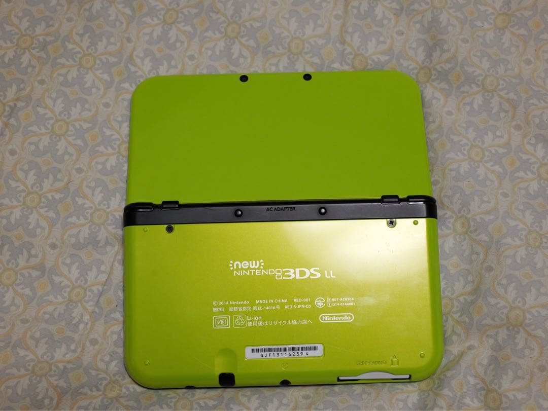 Nintendo NEW ニンテンドー 3DS LL ライム/ブラック