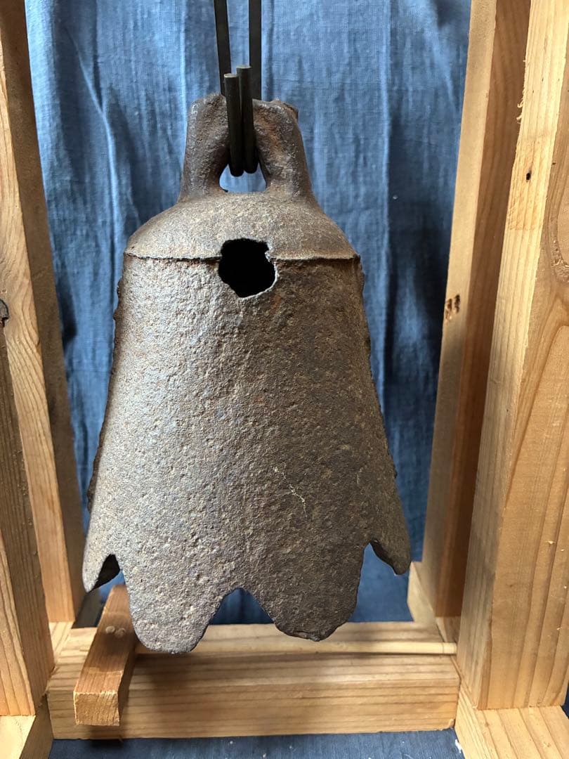 鉄製風鐸　仏教美術　寺院の軒先に吊るす備品　江戸時代