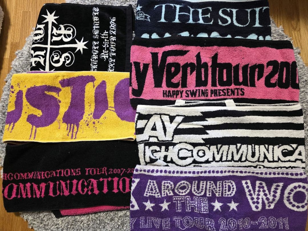 GLAYツアータオル12枚セット