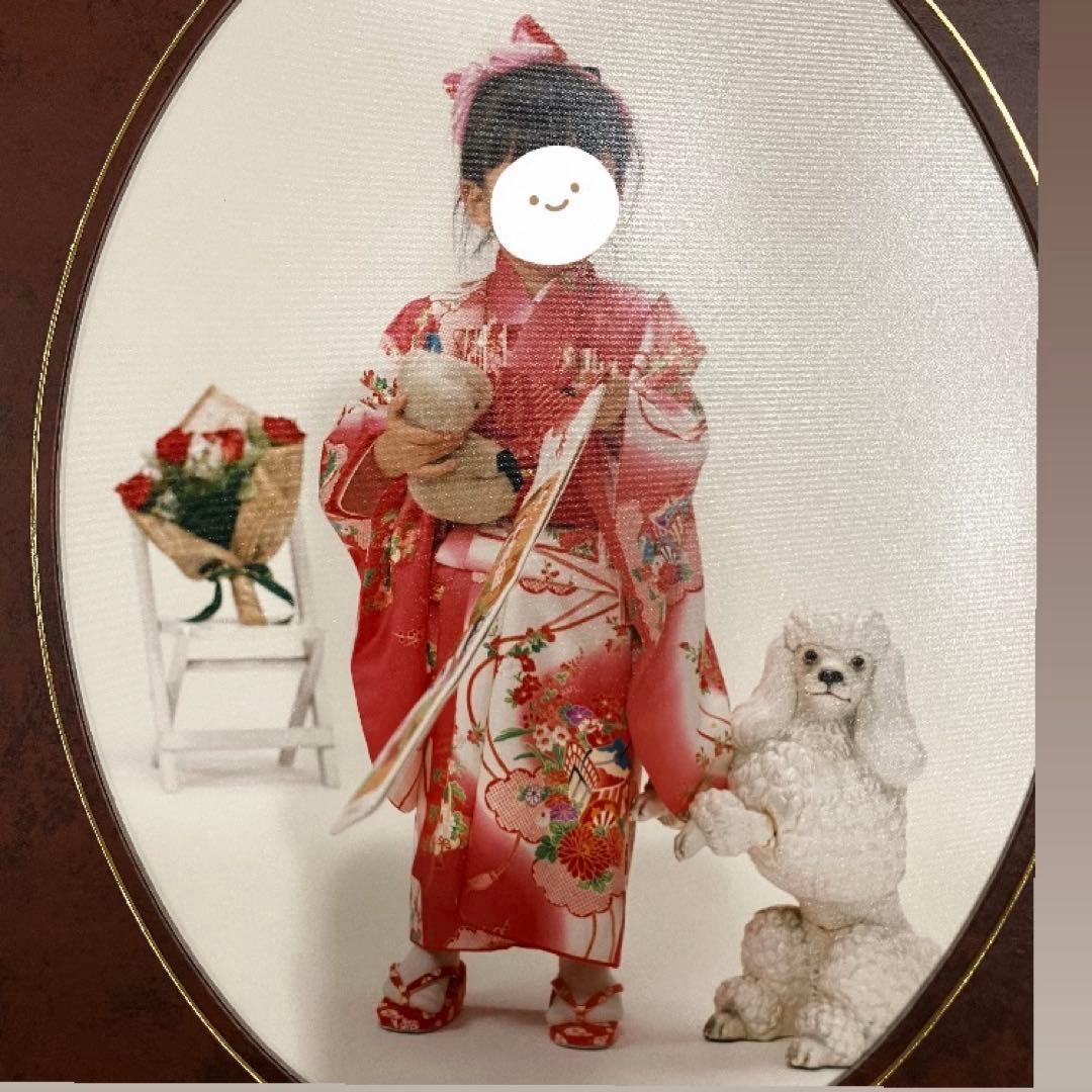 七五三　女の子　着物　アンティーク　三歳