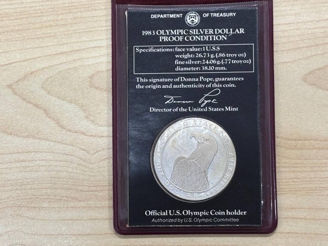 【美品】⭐️1983年 アメリカ ロサンゼルス オリンピック 記念メダル