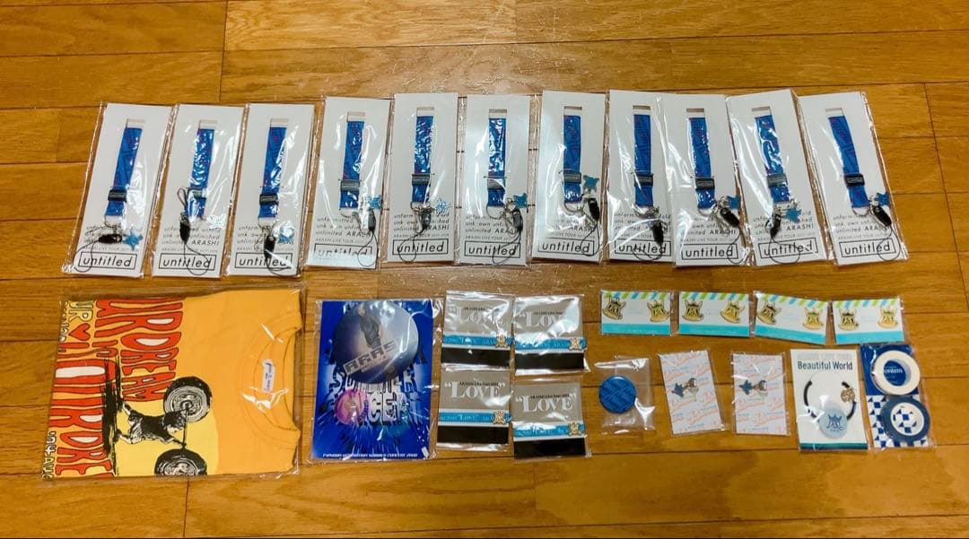 嵐 大野智 公式グッズ うちわ 垂れ幕 パンフレット Tシャツ 他 まとめ売り