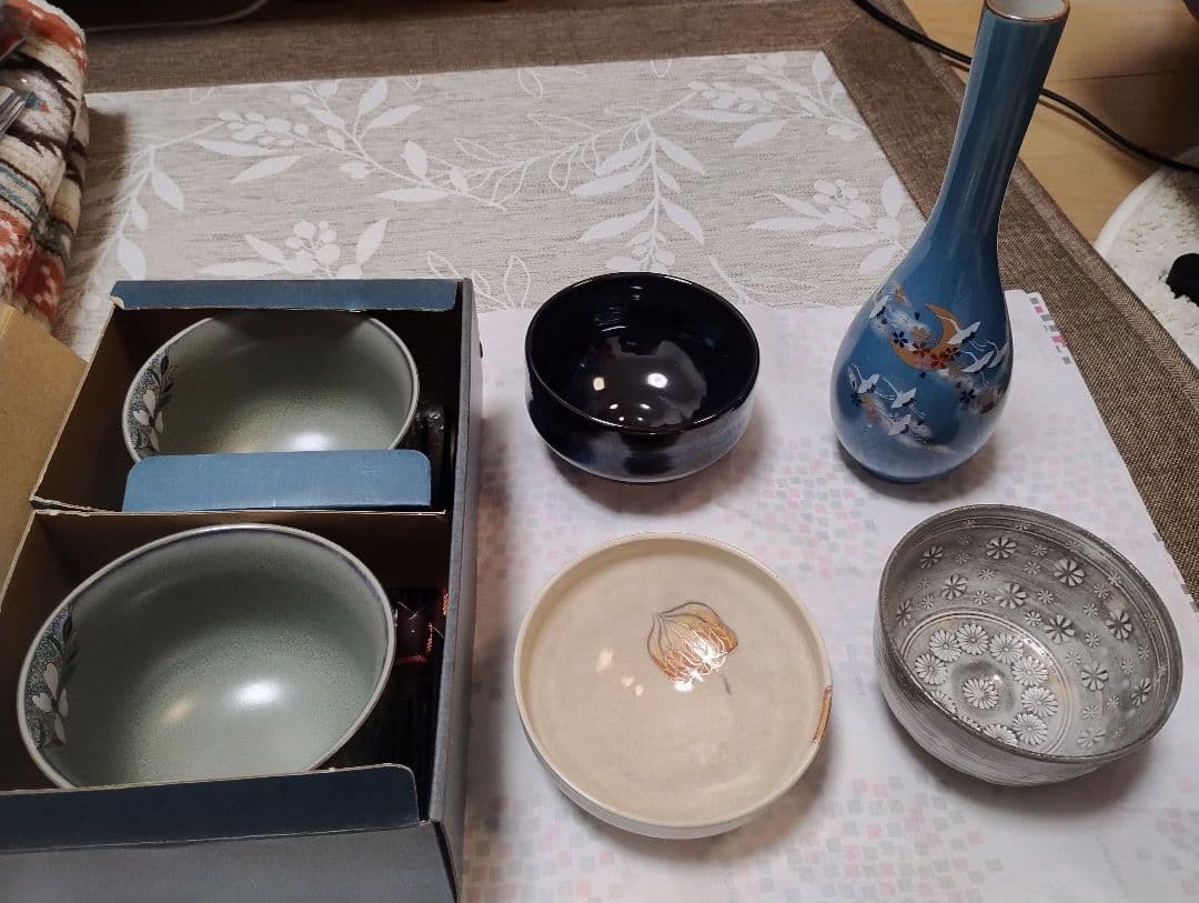 茶器、花瓶、お椀セット
