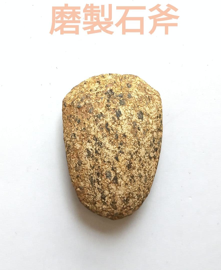 磨製石斧　完成出土品　堆積岩　磨き石
