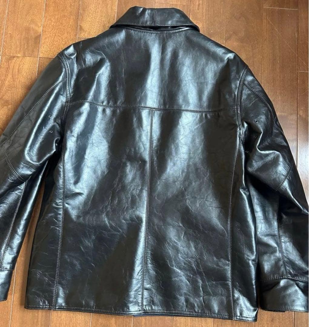 subculture サブカルチャー　レザーカーコート　2