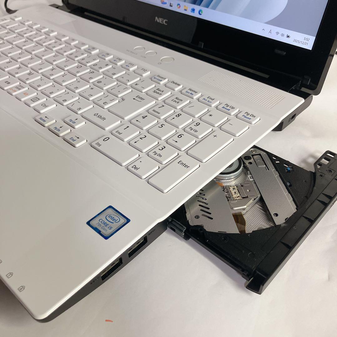 大容量SSD512GB 7世代コア5 　Win11　カメラDVD ノート