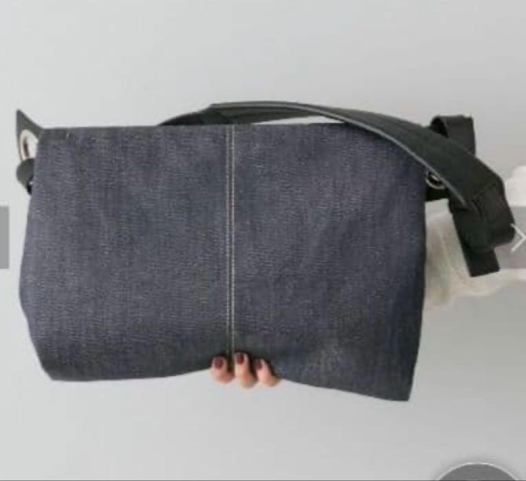 kawakawa デニム hatomeボディバッグLサイズ