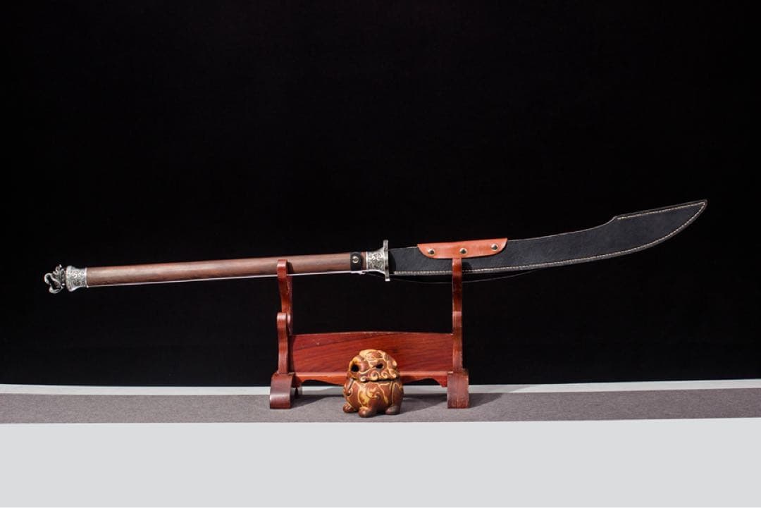朴刀 模造刀 鑑賞用 武具 舞踊刀 古兵器