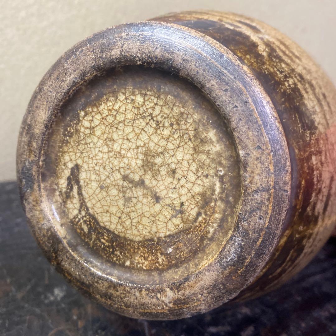 黄瀬戸徳利　20cm12cm