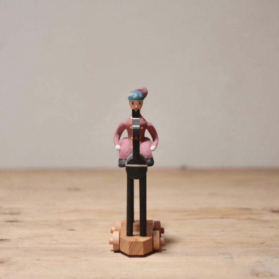 チェコスロバキア 民芸 郷土玩具 馬乗りご婦人 古道具 アンティーク オブジェ