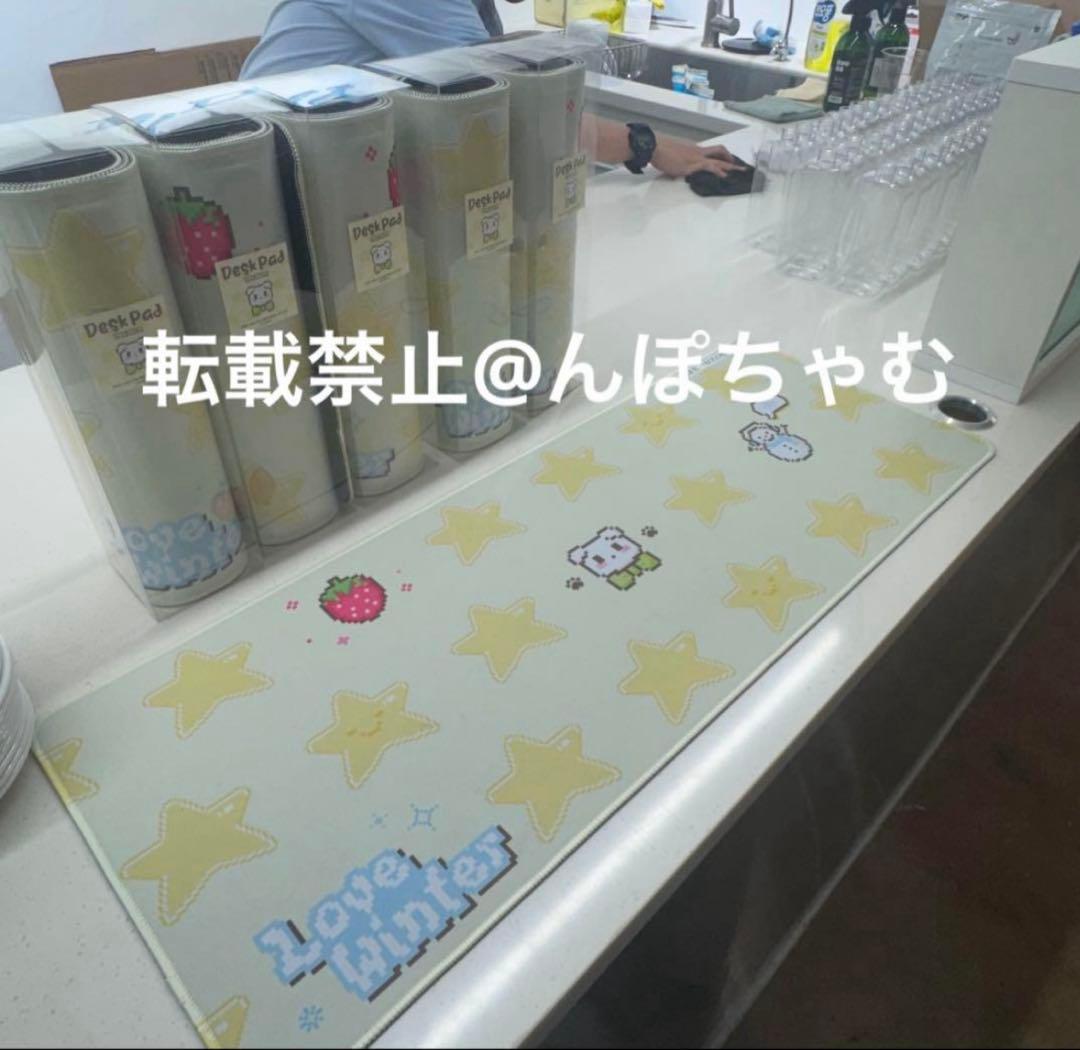 aespa ウィンター winter センイルカフェ デスクパッド