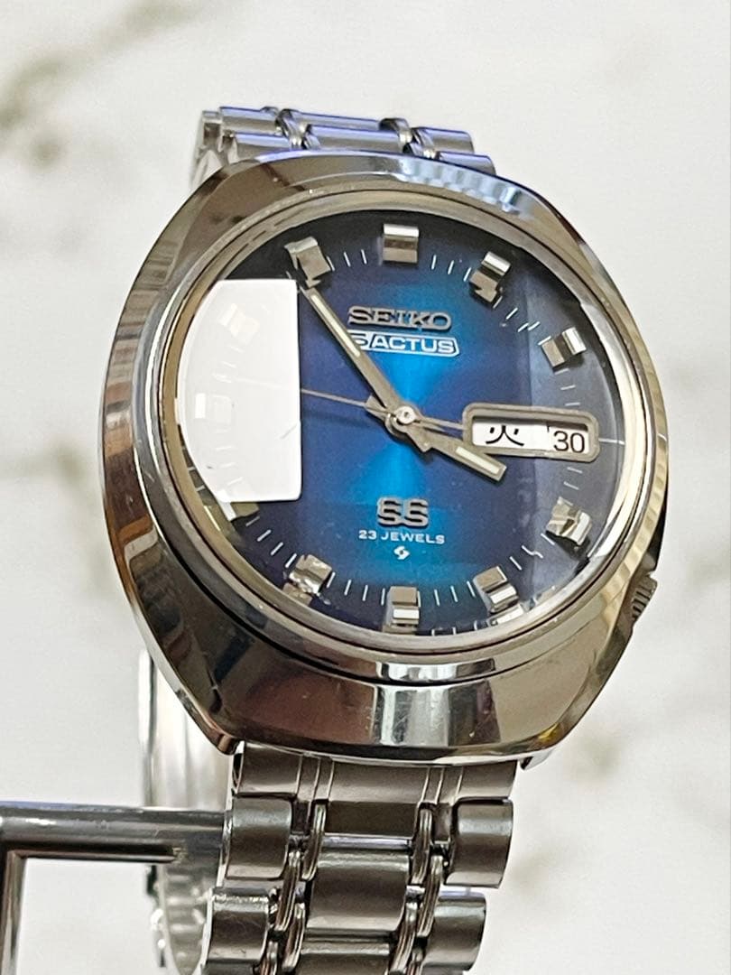 1973年5月製 セイコー5アクタスSS デイデイト 23J 9面カットガラス