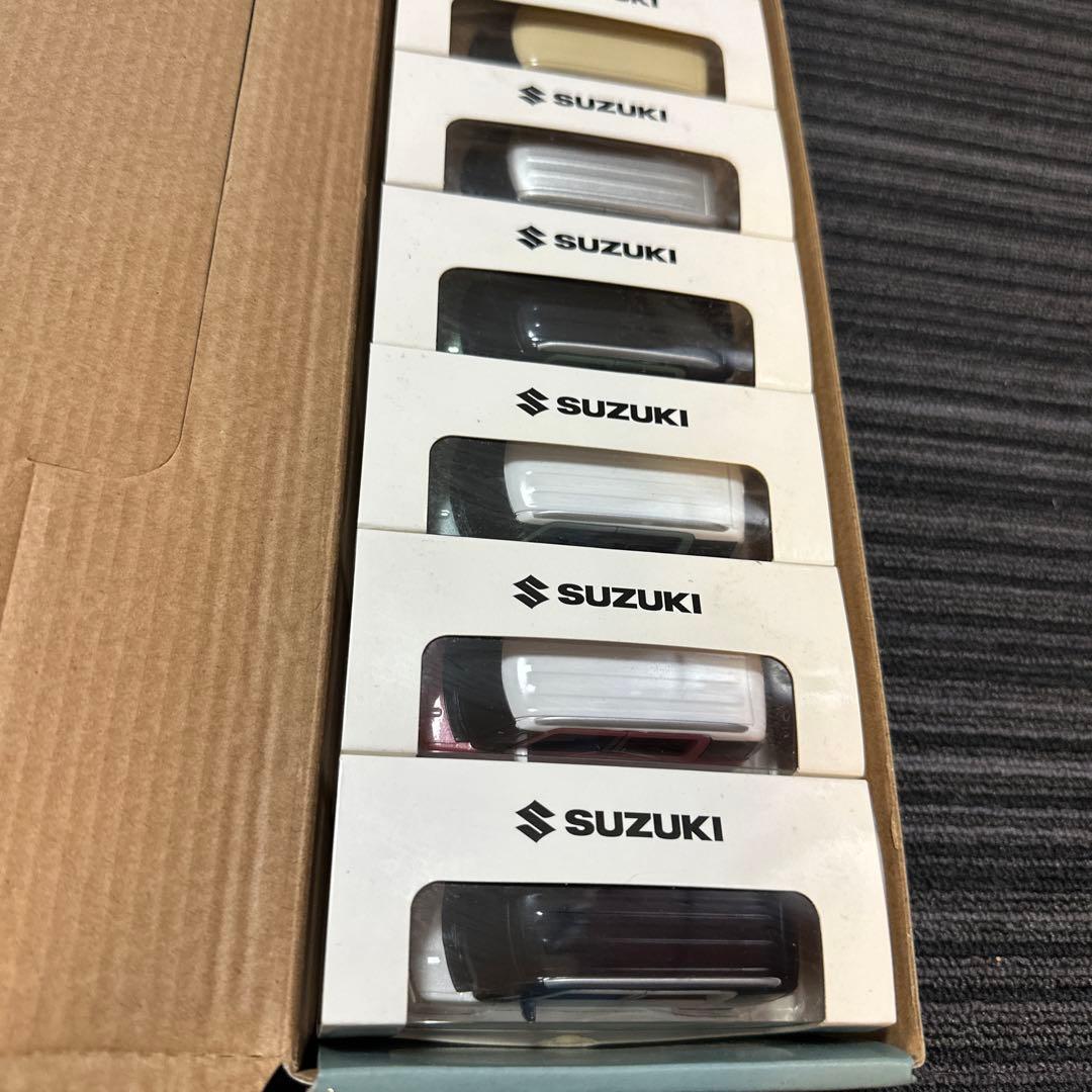 ⭕️スズキ　非売品　13台セットスペーシア＆スペーシアカスタム　プルバックミニカー