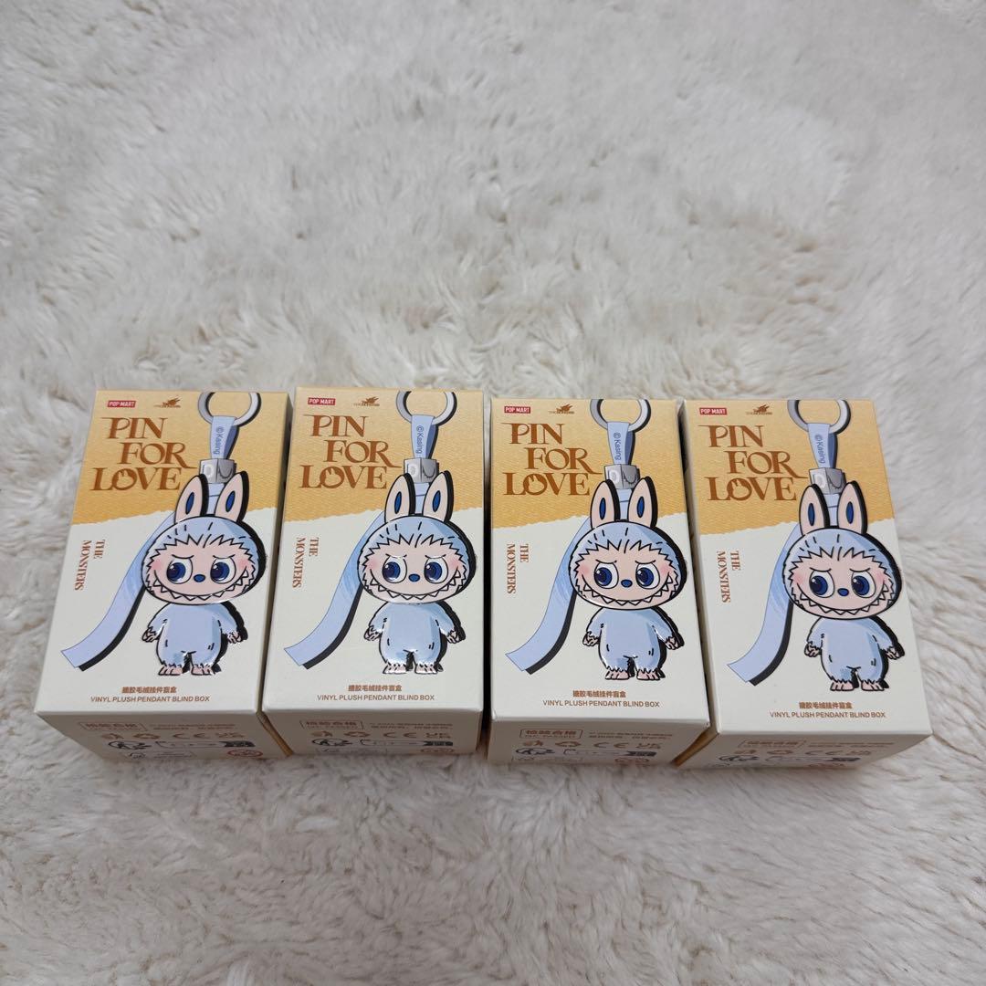 Labubu PIN FOR LOVE 4個セット