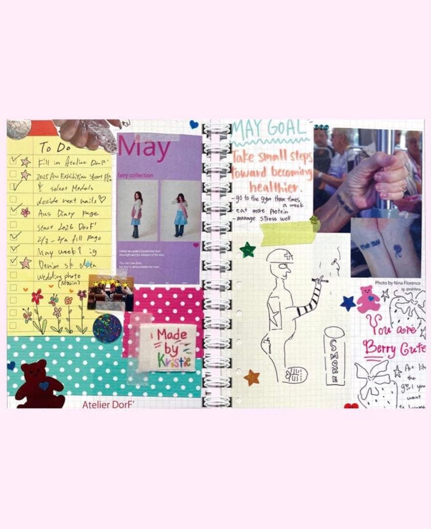 加藤愛里ちゃん Atelier DorF’ スケジュール帳 2026