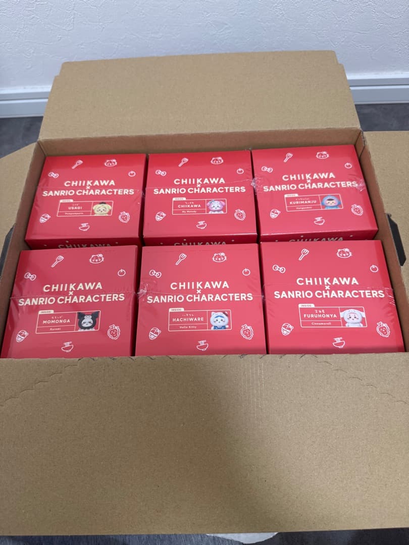 【新品未開封】ちいかわ×サンリオキャラクターズ_Kiramekko_全6種類