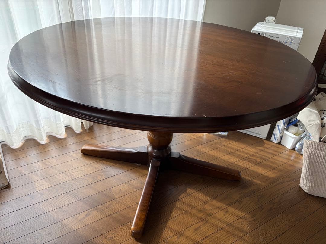 飛騨産業 HIDA オールドキツツキ穂高 120cm ラウンド No.841