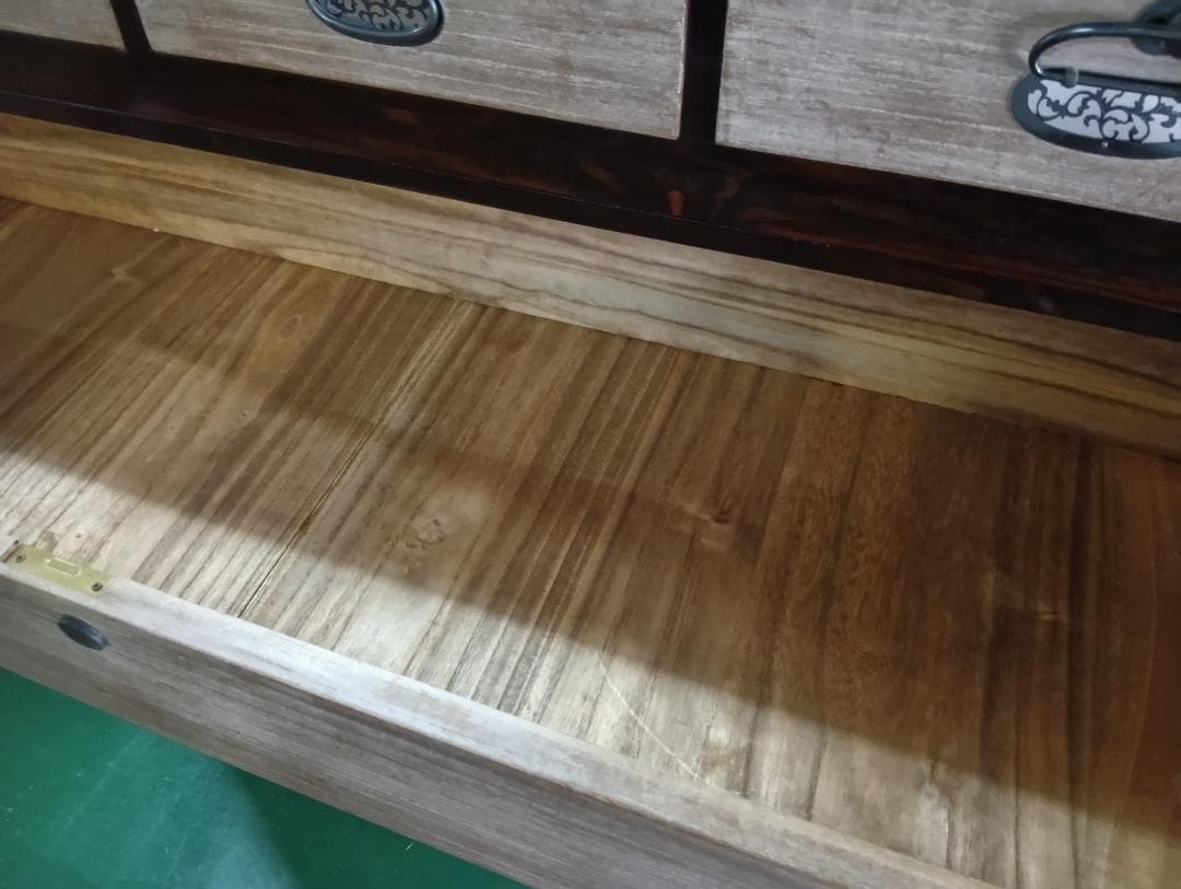 和箪笥　大正　昭和　アンティーク　家具　鍵付き