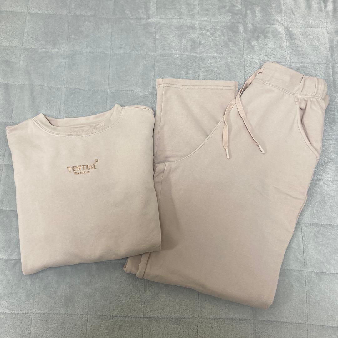 TENTIAL BAKUNE Ladiesスウェット上下セット S ピンク