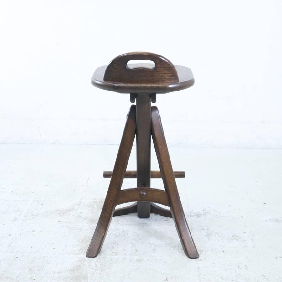 オランダ製 DIANA ディアナ オーク無垢 カウンターチェア ハイスツール 2