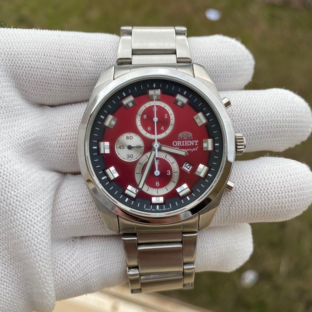 オリエントのTTOU-C0-B CAクロノグラフ腕時計