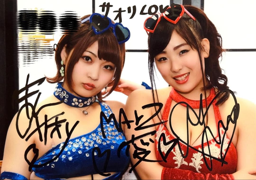 発掘品✨ 安納サオリ まなせゆうな ポートレート 女子プロレス STARDOM