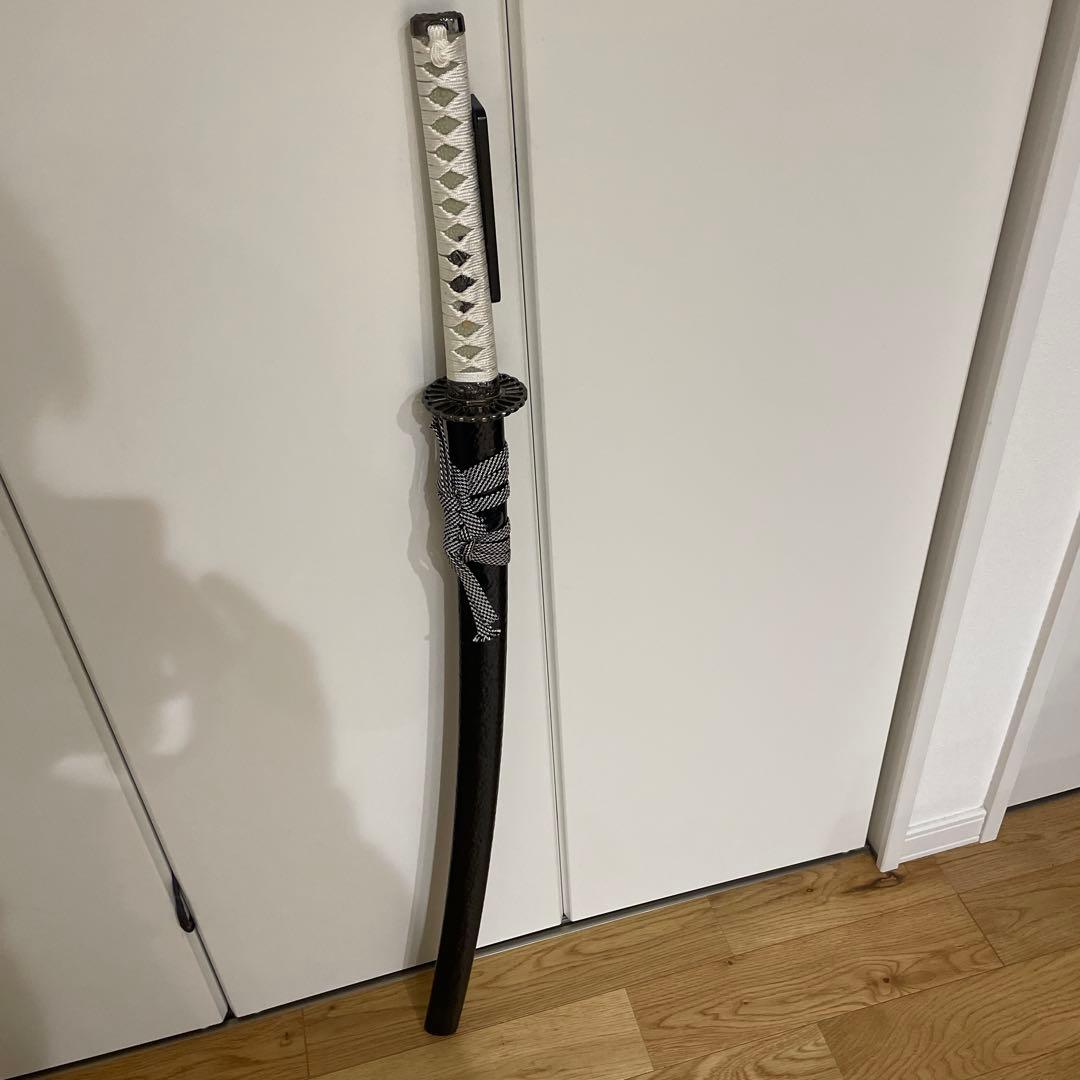 ウ*ー様 観賞用 菊一文字則宗 白色の柄 模造刀　沖田総司 愛用