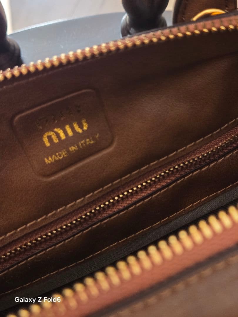 miu miu (ミュウミュウ) アルカディ レザーバッグ