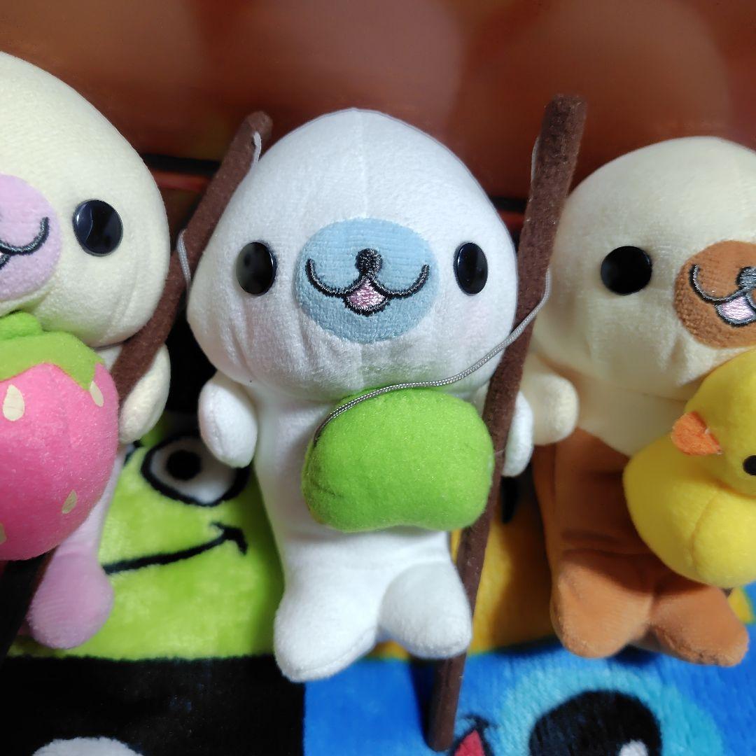 激レア まめゴマ ぬいぐるみ 釣り 3匹セット