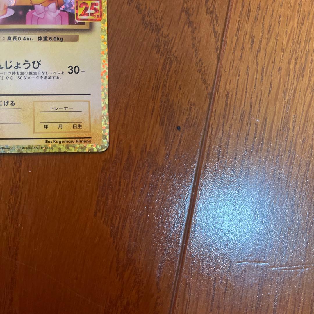 お誕生日ピカチュウ25th