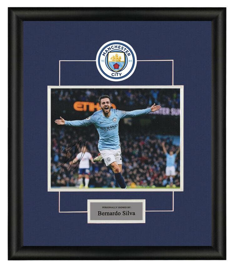 直筆サイン入り写真 ベルナルド・シウバ マンチェスター・シティFC SA鑑定済