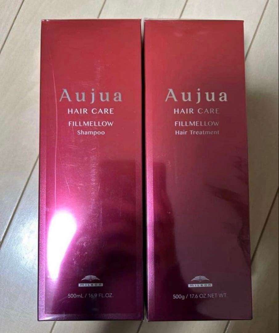 Aujua シャンプートリートメントセット　フィルメロウ　500ml