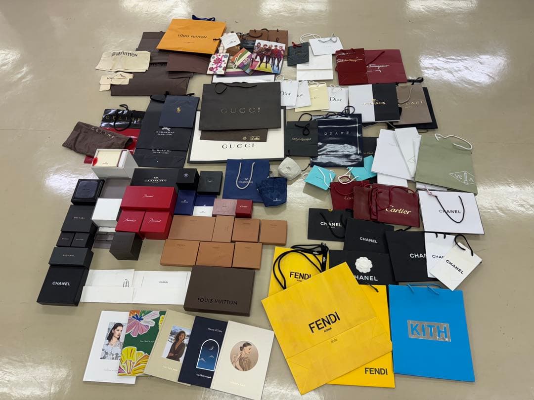 ブランドショッパー　ジュエリーケース　時計空箱　コマ　まとめ売り