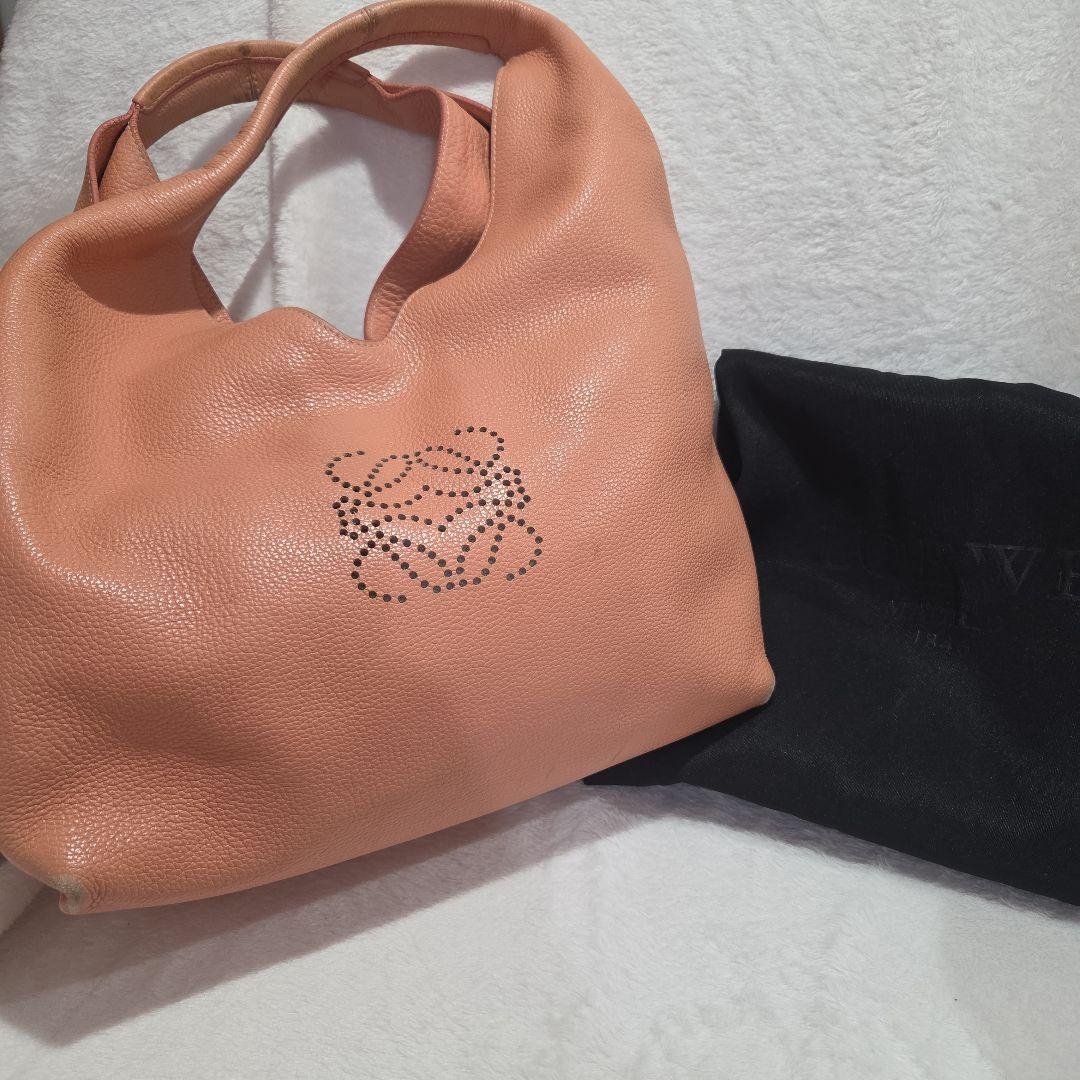 LOEWE ピンク ハンドバッグ 保存袋付き