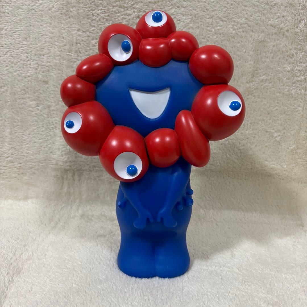 【希少品】ミャクミャク ソフビ 貯金箱 正規カラー ブルー