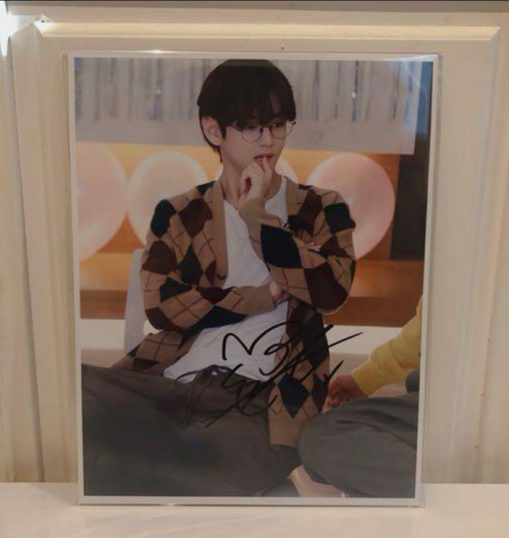 BTS bts 直筆サイン　キムテヒョン　V テテ　サイン