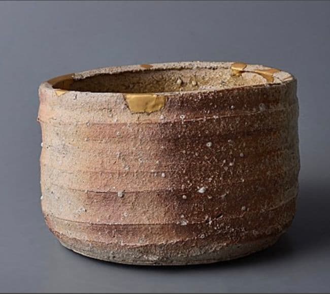T*u様 【時代　古信楽建水】桃山陶　金継ぎ　茶道具　李朝　高麗　茶碗　樂吉左衞