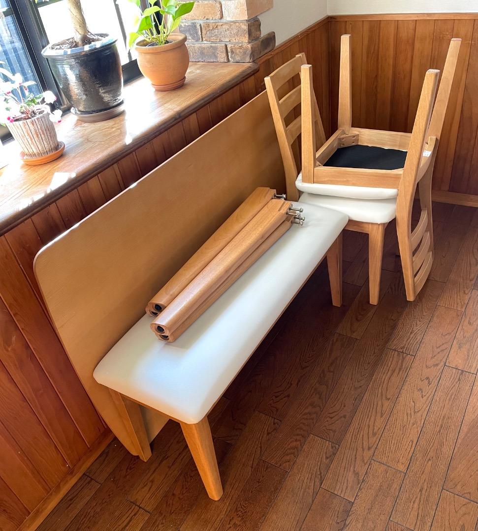 [長野県引取り限定]東京インテリア　ダイニングテーブルセット